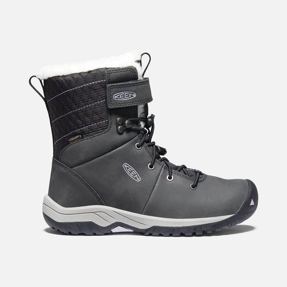 Botas de Invierno Keen Mexico Negros - Niños Hoodoo Iii Waterproof - EZ7813452